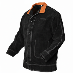 CLOTHCRUSH Men's Brown Suede Workwear Jacket – Rugged Stitch Detail